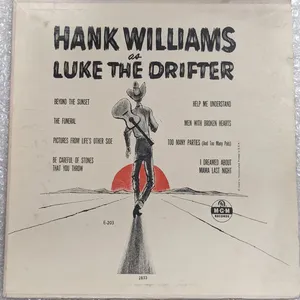 Hank Williams as luke the Drifter